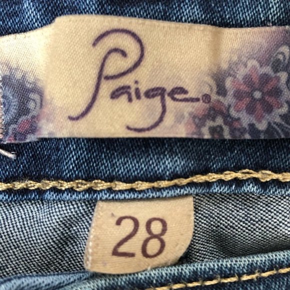 Paige Jeans Peg Super Skinny Medium Wash - Picture 8 of 10